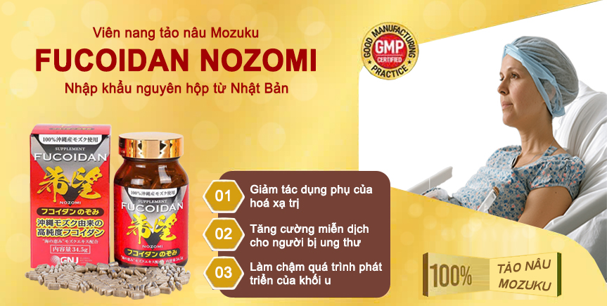 Viên nang Fucoidan Nozomi Nhật Bản